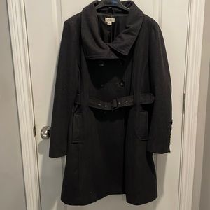 Beautiful Wool Blend Pea Coat XL